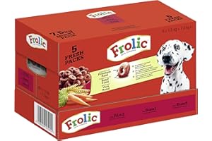 Frolic Complete Nourriture pour chien Bœuf carottes et céréales, 5er Pack (5 x 1,5 kg)