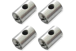 Easyboost Prisionero Cable Acelerador Gas Ø5x7.5mm Escañacables Abrazadera Acelerador para Carburador para Scooter 50cc Motocicleta Cortacéspedes (4 Piezas)