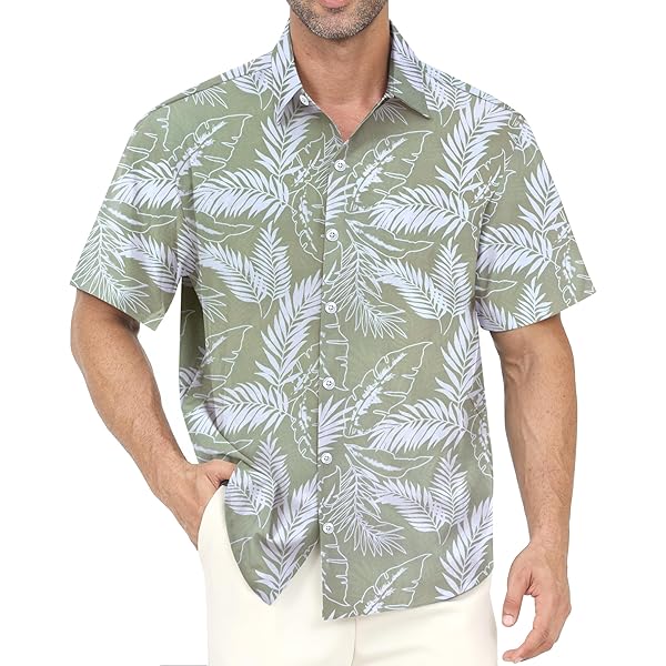 Meilicloth Hawaii Hemd voor heren, Funky Hawaiihemd, heren, korte mouwen, casual button-down, katoen, Hawaii-print, diverse kleuren, C hemelsblauw, 3XL