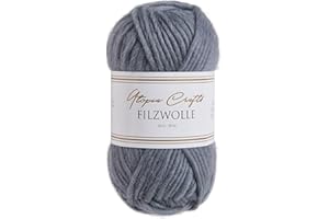 Utopia Crafts 100% lana vergine 50 g (grigio chiaro)