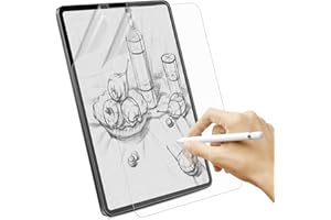 JANOLTY 2 Stück Matt Papier Folie für iPad Air 5 2022 & iPad Air 4 2020 10,9 Zoll & iPad Pro 11 Zoll (2022, 2021, 2020, 2018) PET Schutzfolie Displayfolie zum Zeichnen, Schreiben, Skizzieren wie auf Papier