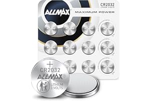 ALLMAX BATTERY Allmax CR2032 Lithium Coin Batteries (12 Count) – Longest Lasting, Leakproof Design, 10-Year Shelf Life, Maximum Performance, Perfect for Key Fobs (3V)