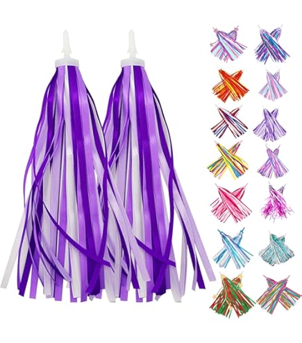 PLATT Stuurfranjes, streamer bandjes voor kinderfiets