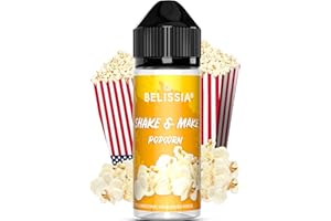 ‎BELISSIA Belissia Shake and Make - Popcorn - Hochdosiertes Lebensmittel Aroma 10ml mit praktischer Schüttelflasche zum mischen. Für Lebensmittel, Kochen, Backen, Hobby, Raumerfrischung uvm.
