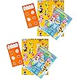 Hallmark Lego Birthday Gift Wrap Pack Bundle - 2 Gift Wrap Sheets, 2 Sticker Sets and 2 Cards in 1 Design