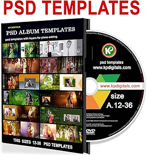 Download K 15 24 Size Psd Album Templates Amazon In Software PSD Mockup Templates