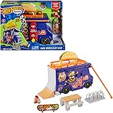 Hot Wheels Skate Camión de Tacos Set de Juego con monopatín de Juguete y Zapatillas para Dedos, +5 años (Mattel HMK00)