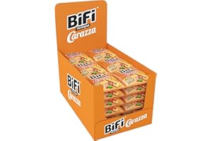 BiFi Carazza Original, Pizzette Snack, Mini Pizzette in Formato Tascabile, Per Viaggi, Ufficio e Pausa Pranzo, Con Salame, Salsa Alla Pizza e Formaggio, Confezione da 30 (30 X 40 g)