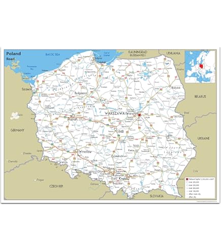 Political Map Of China - Size A1-59.4 X 84.1 Cm - Vinyl