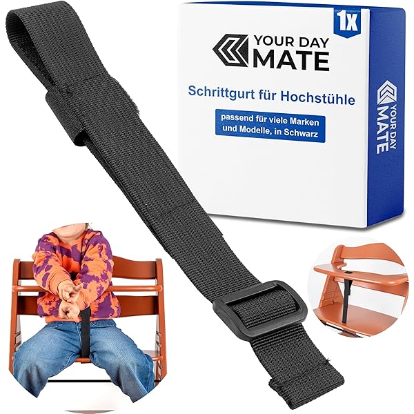 LAKJUOZ 5-Punkt Sicherheitsgurt - Verstellbarer Ersatzgurt Für Hochstuhl & Kinderwagen