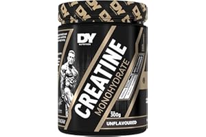 DY Nutrition Pure Creatine Monohydrate Powder 300 g, Unflavoured x60 Servings, 2 Month Supply – Increases High Intensity Performance. Gluten Free, Vegan Friendly Supplement