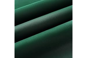 Wooqu Buchtuch, Stoffoberfläche und Papierrückseite, einfach zu bedienen, stark, 43,2 x 73,7 cm, zum Buchbinden, Dunkelgrün
