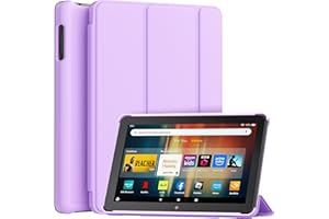 TRENDGATE Protective Smart Auto Wake/Sleep Case, Not Fit Samsung, Please See Emerald for Compatibility - Purple