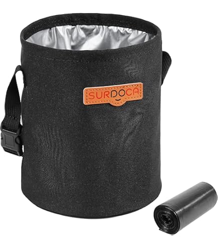 High Road TrashStash Auto-Mülleimer - Wasserdichter Müllsack Mit Deckel Für Auto, SUV & LKW, 1,8 Liter