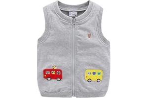 Mud Kingdom Kleiner Junges Mädchens Westes Oberbekleidung süß Karikatur Stickerei