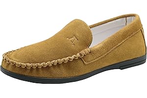Ahannie Mokassins für Jungen,Kinder Gemütlich Fahrende Schuhe Loafers,Kinder School Uniform Shoe