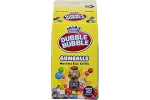 Dubble Bubble Gumballs Machine Size Refills 12 oz. Carton by Concord Confections