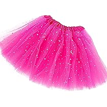 Jupe Tutu En Tulle 3 Couches - Taille élastique, Style Rétro Années 80 - Pour Danse, Fête, Halloween, Cosplay Princesse
