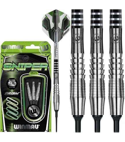 Mission Kuro Black M4 Softdarts – 21 Gramm, 95% Wolfram, Präzise & Langlebig
