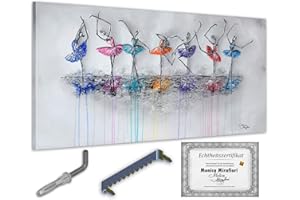 Monica Mirafiori I 140x70 cm I Tableau Peint à la Main I Modèles Tableau I Peintre Moderne I Tableaux Peintures I Toile sur Cadre en Bois