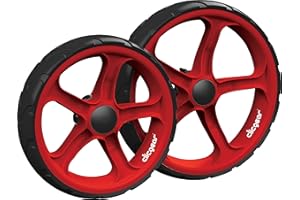 Clicgear Cligear Kit de ruedas Clicgear para 8.0+, rojo