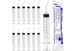 14 stycken tandvårdsspruta 12 ml med böjd sköljspruta, visdomtänder | Dental sprutor 12 ml visdomstand Op spruta munspruta tanddusch för oral tandvård rengöring