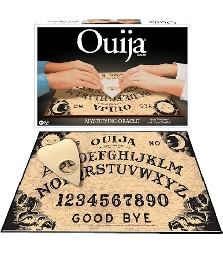 Tablero Ouija En Miniatura De Madera Con Plancha – Herramienta De Adivinación Con Cajón Para Coleccionistas, Decoración Mística Para Fiestas De Halloween O Reuniones