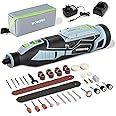 WORKPRO Cordless Rotary Tool kit 12V, Rotary Tool Set with 114 PCS Accessories, 5 Gears Variable Speed 7500-32000RPM, Powerful Engraver, Sander, Polisher, Perfect for DIY and Handmade