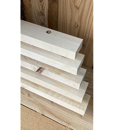 Kantholz Lärche 70x70 Mm, 120 Cm Lang – 2 Stück, Sägerau, Für Zaun, Pfosten, Balken