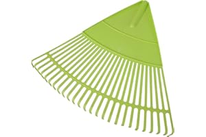 Xclou Garden Laubbesen Kunststoff, 62x54cm ohne Stiel, Grün, Kehrbreite ca. 54 cm