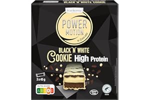 ‎FRANKONIA CHOCOLAT frankonia CHOCOLAT Power Motion Proteinriegel High Protein Cookie Black 'n' White 3x45g - no sugar added