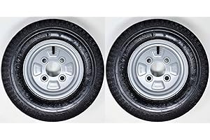 BITS4REASONS STARCO KENDA K371 PREMIUM 8 INCH 4.80/4.00-8 70M 6PLY (6PR) TRAILER WHEELS & TYRES 100MM PCD 1 PAIR