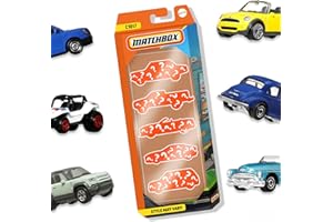 Matchbox 1:64 Scale Die-Cast Toy Cars or Trucks, Themed Set of 5 Race or Sports Cars, Rescue or Construction Vehicles and More (Styles May Vary), C1817