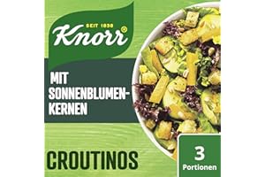 ‎KNORR Knorr Salatkrönung Croutinos mit Sonnenblumenkernen Croutons, 1er-Pack (1 x 25 g)