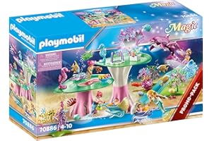 Playmobil 70886 Aire de Jeux pour Enfants sirènes - Magic- Le Palais de Princesses- Promo-Pack Coffret Univers