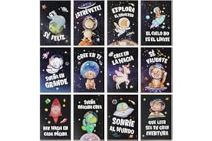 GEBETTER 12pcs Libretas Pequeñas Detalles Niños Navidad Cumpleaños Regalos Inspirador Alumnos para Vuelta al Cole Material Escolar