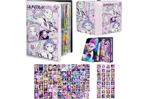 CWENDANER Merchandising de Anime Kpop Photocards, un Set de 60 Tarjetas Lomo + 32 Pegatinas con Folleto de Coleccionista, Superficie de PU Impermeable, Regalo de Cumpleaños
