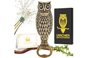 LKKCHER Apribottiglie per Birra in Gufo, Festa del Papa Idee Regalo, Regalo Compleanno Donna, Regalo Uomo Compleanno, Idea Regalo Originale per Compleanno per Fans dei Gufo, Idea Regali Natale