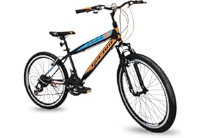 GERONI Bici Bicicletta MTB Magnum 26'' Pollici AMMORTIZZATA Cambio a 21 Velocita' Mountain Bike Freni V-Brake