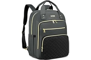 ‎CAFELE 17.3 Zoll Laptop Rucksack,Nette Damen Reise Rucksack Geldbörse,Konvertierbare Computer Tasche,Wasserdichte Arbeit Business College Lehrer Taschen tragen auf Rucksack,2325H-03