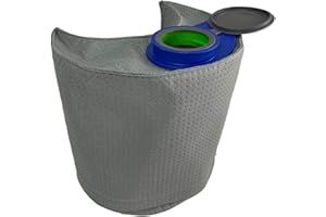 Macam Sac à poussière réutilisable longue durée compatible avec les aspirateurs Nilfisk Buddy II 12 et 18 (BUDDY 18)