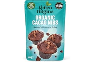 Green Origins Organic Cacao Nibs, Raw 90g