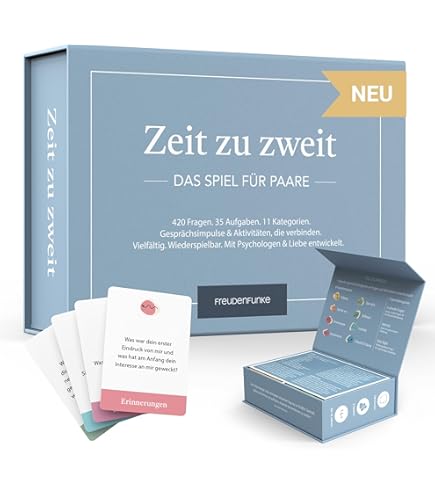 Happy Anniversary Kartenspiel Für Paare – 100+ Fragen Als Gesprächsstarter Für Mehr Nähe & Spaß