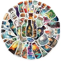 300 Stück Niedliche Vsco Aufkleber – Wasserdicht, Für Wasserflaschen, Laptops & Mehr – Bunte Vinyl-Sticker