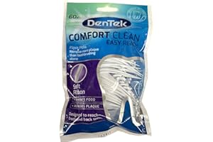 DenTek Comfort Clean Lot de 60 fils dentaires