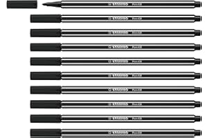 ‎STABILO STABILO - Premium-Filzstift - Pen 68-10er Pack - schwarz