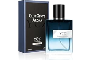 Ycz CLUB GENT'S AROMA Perfume Men, 1.7oz(50ml), Nightclub Essential Fragrance, Long Lasting Cologne for Men with Aromatic Woody Notes of Mint, and Lemon, Ideal Occasions Daily Elegance.