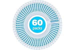 NIUQIGE Nasendusche Salz, 60 x Nasendusche Salz für die Nasendusche, Neti Pot Salz, Nasenspülsalz für Erwachsene und Kinder, einzeln verpackt