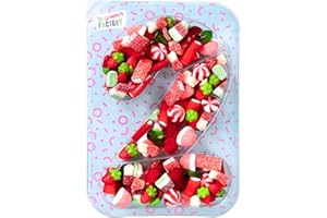 Gommy´s Factory Birthday Candy Box No. 2 Wine Gum Cake - Sweets Children's Birthday Delicious and Perfect for Any Celebration - Birthday Cake Party Number 500 g Candy Box