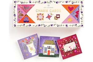 Galison Charm Cards – Joy Laforme Charm Card Set Including 12 Folded Notecards Featuring Beautiful Illustrations